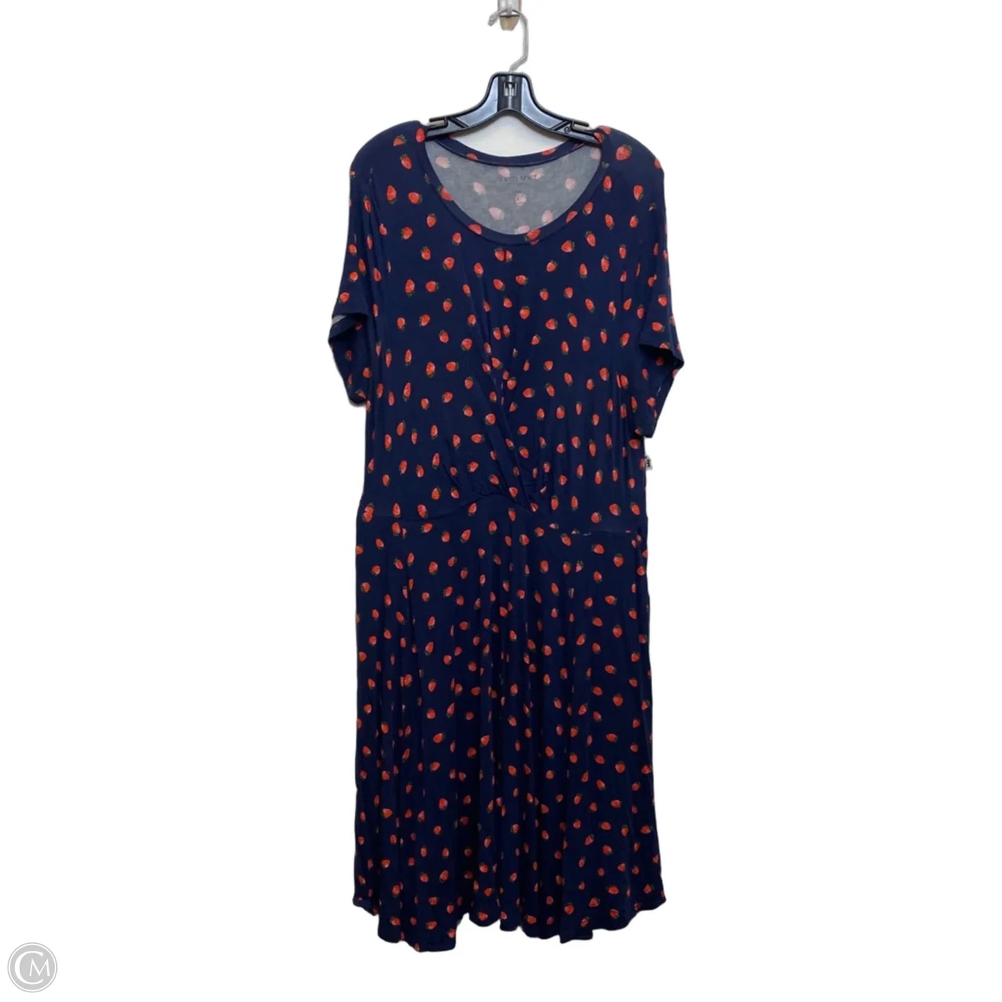 Dress Casual Short By Torrid In Blue & Red, Size: 2x