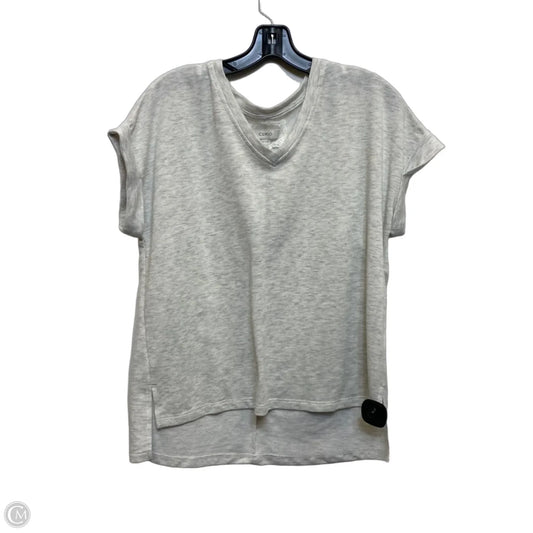 Top Short Sleeve By Cupio In Grey, Size: M