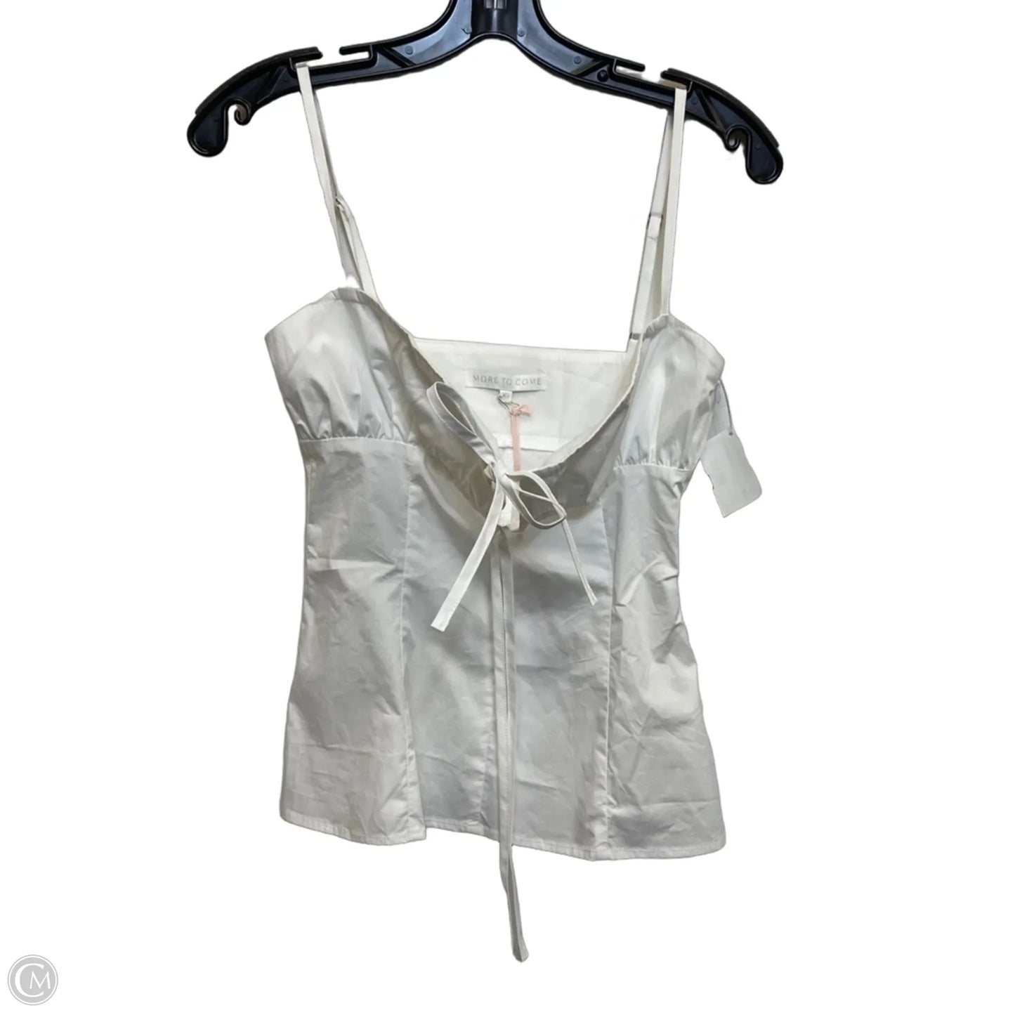Top Sleeveless By More To Come In White, Size: Xs