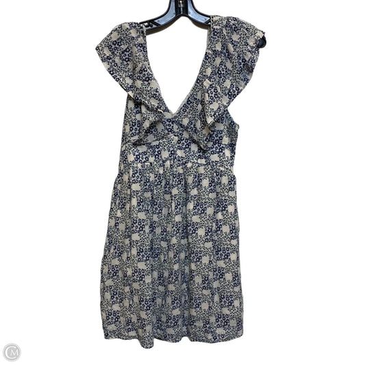 Dress Casual Short By Anthropologie In Blue & White, Size: S