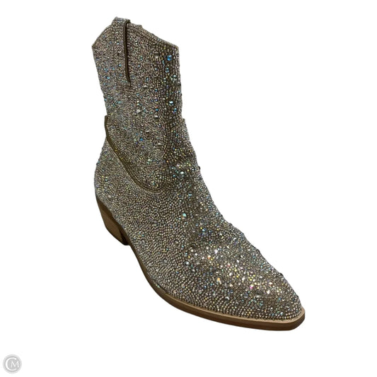 Boots Western By Madden Girl In Silver, Size: 8.5