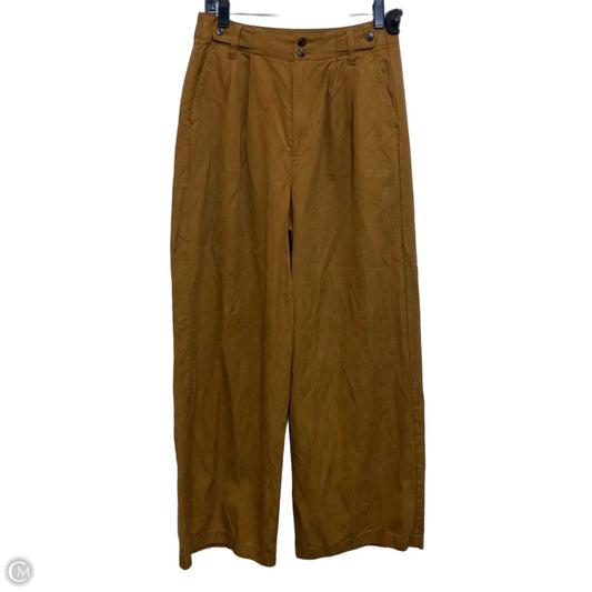 Pants Wide Leg By Madewell In Brown, Size: 4