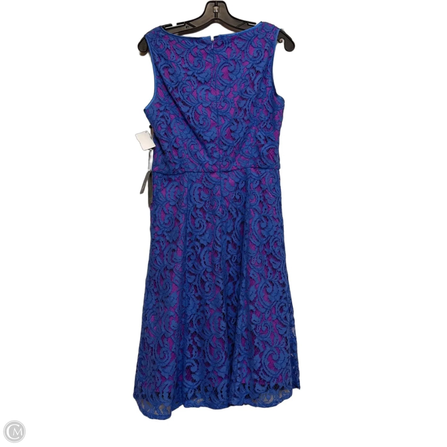 Dress Party Short By Adrianna Papell In Blue & Purple, Size: M