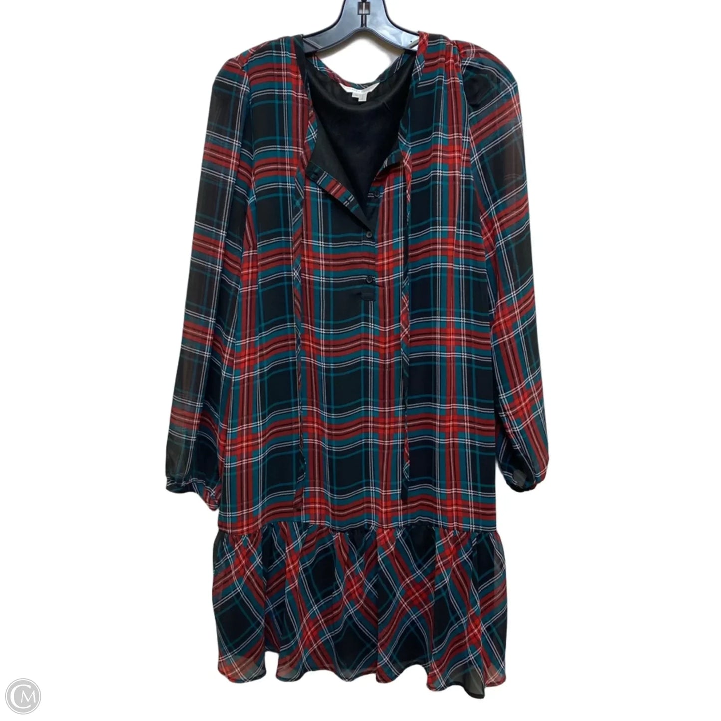 Dress Casual Short By Draper James In Plaid Pattern, Size: L