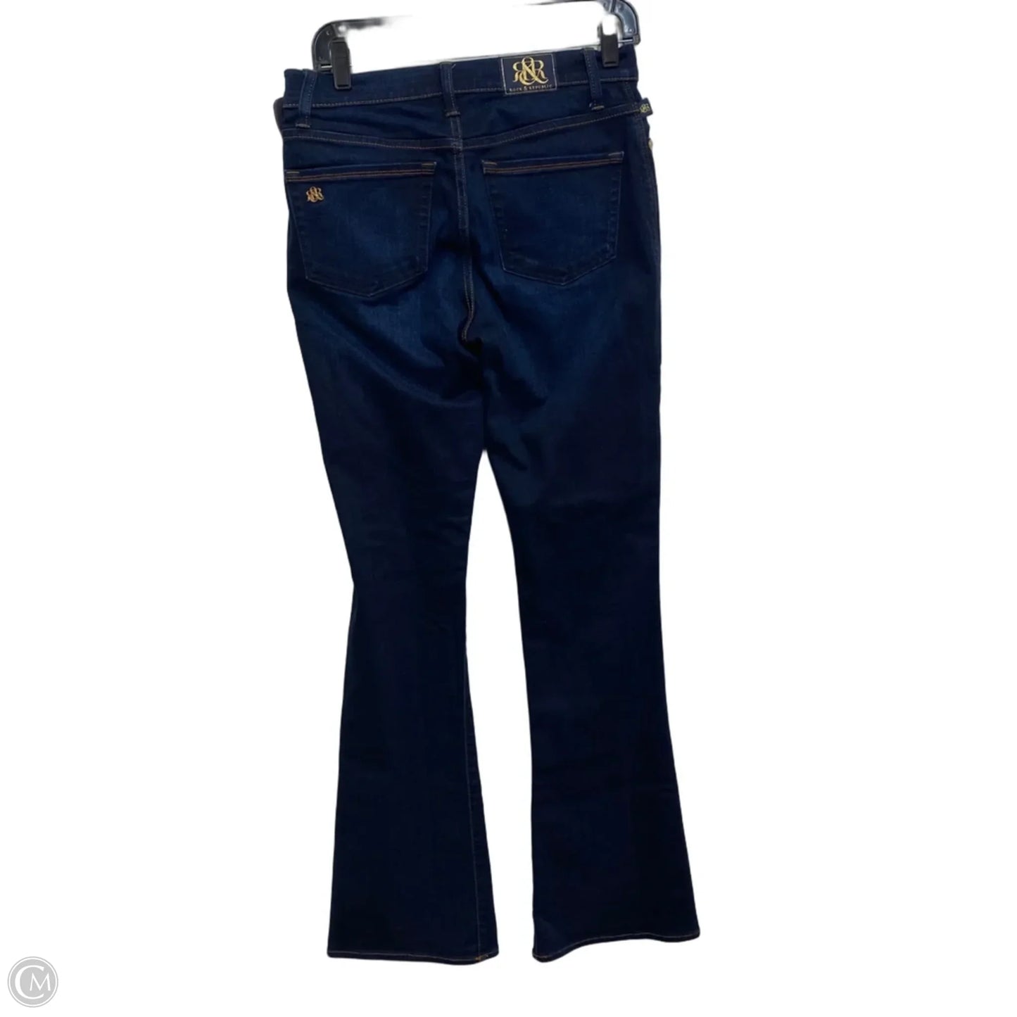 Jeans Boot Cut By Rock And Republic In Blue Denim, Size: 8