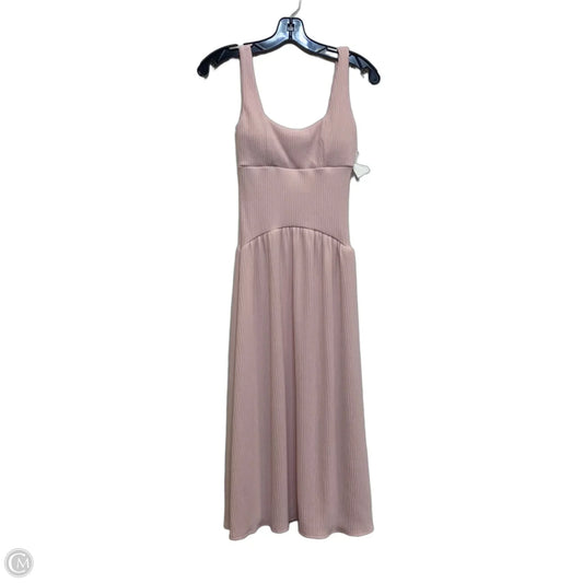 Dress Casual Midi By Derek Heart In Pink, Size: Xs