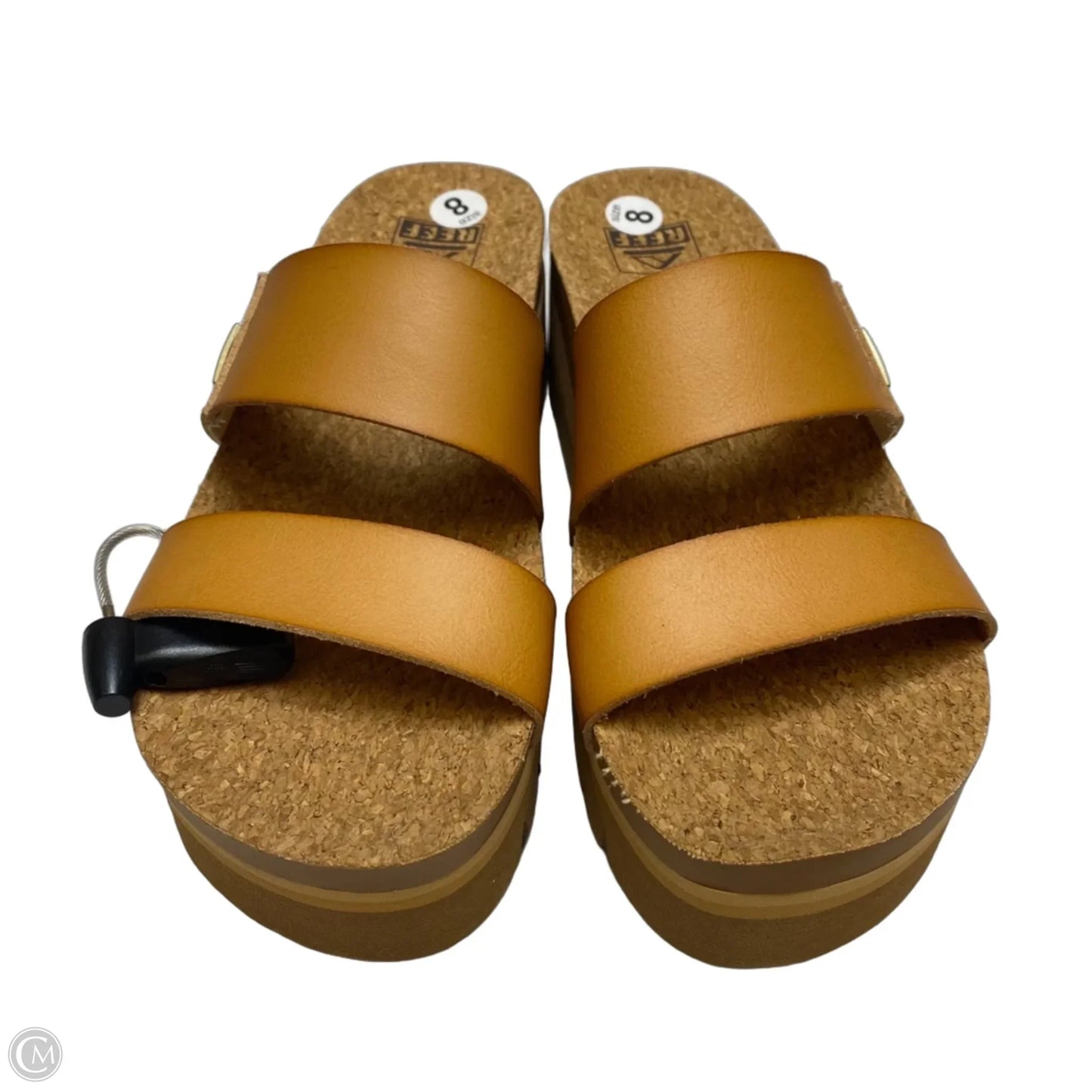 Sandals Heels Platform By Reef In Brown, Size: 8