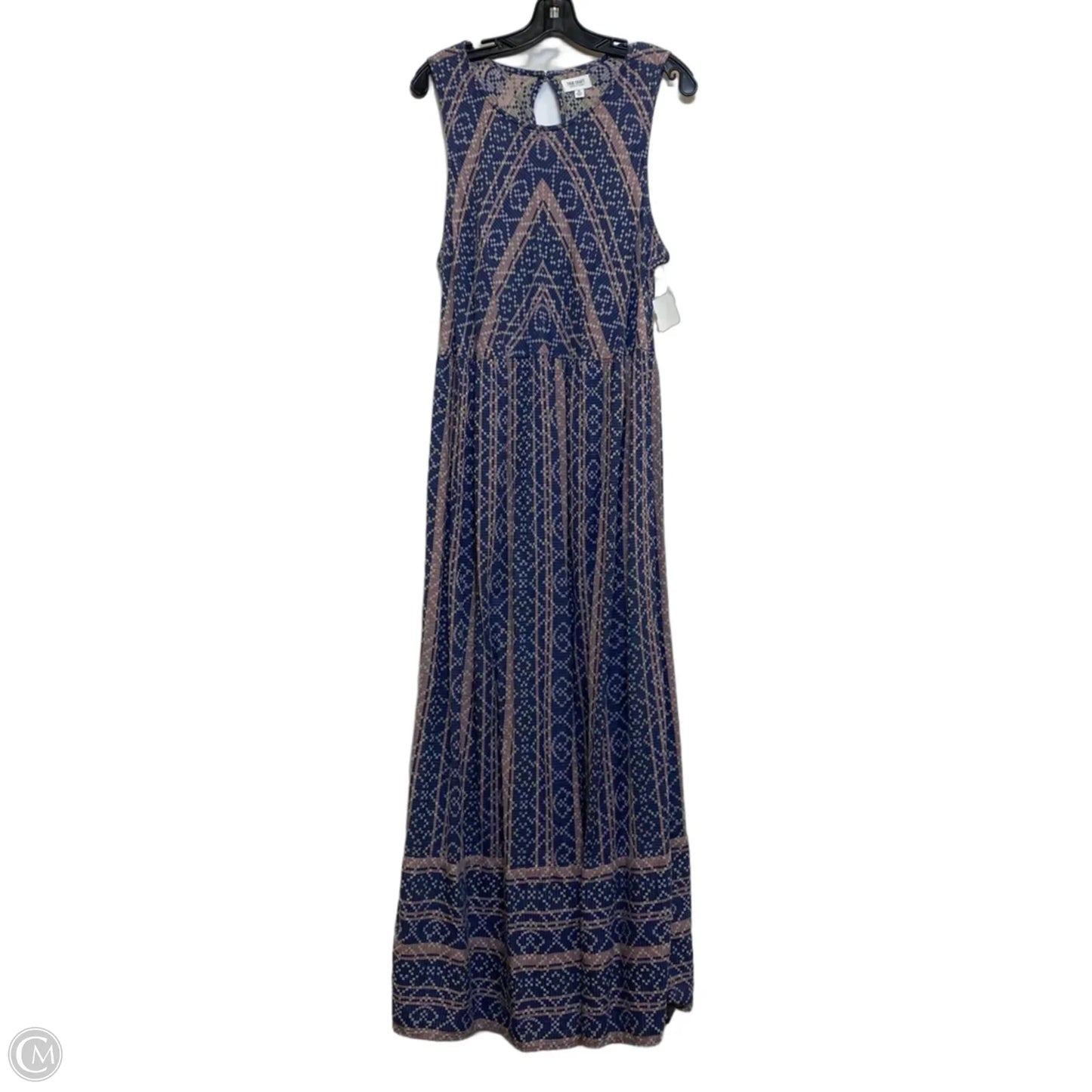 Dress Casual Maxi By True Craft In Blue & Pink, Size: 1x