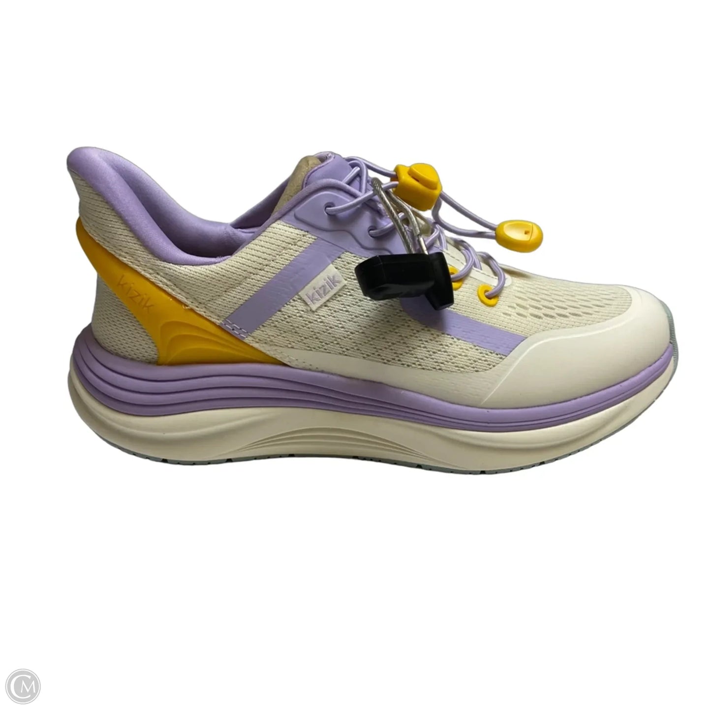 Shoes Athletic By Kizik In Cream & Purple, Size: 7.5
