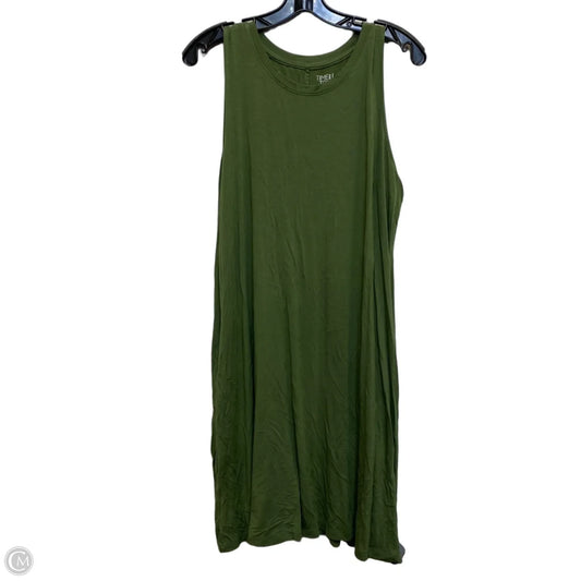Dress Casual Short By Time And Tru In Green, Size: Xl