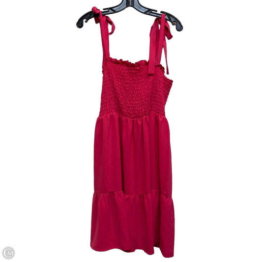 Dress Casual Short By Shein In Pink, Size: M