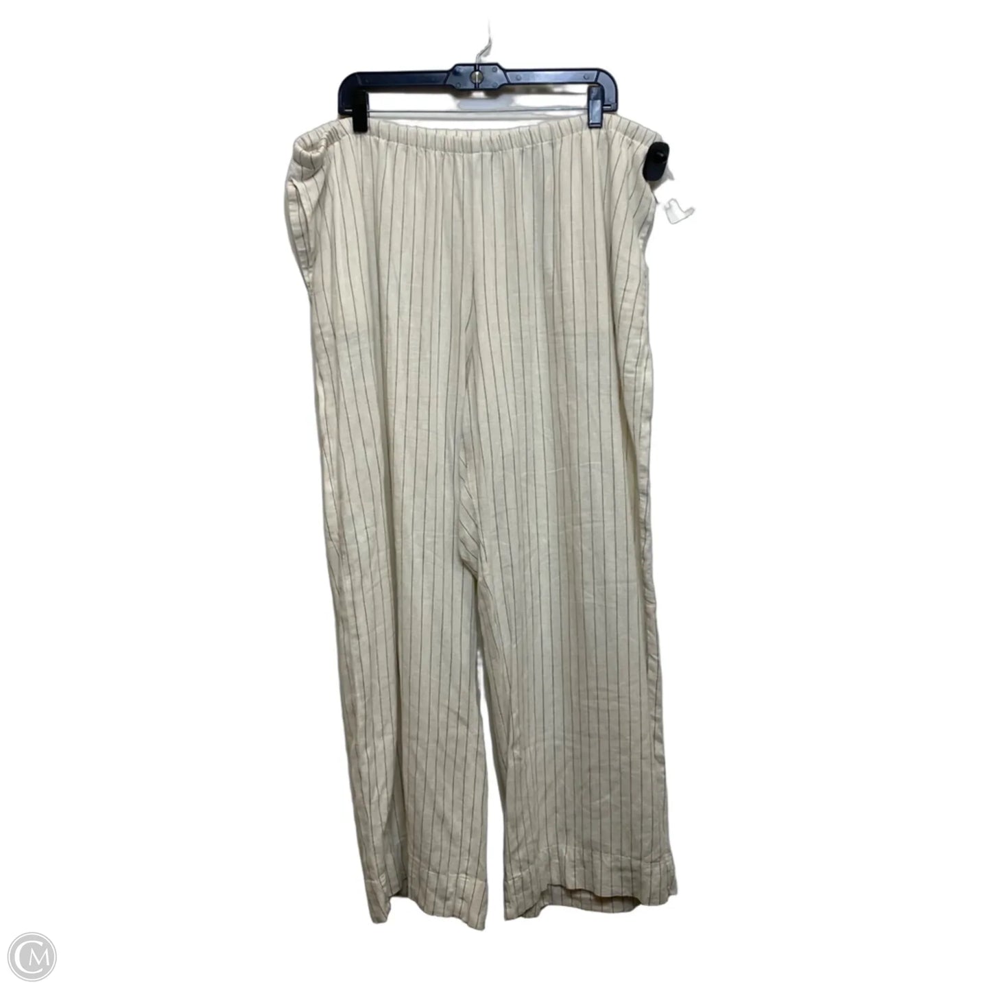 Pants Linen By A New Day In Cream, Size: Xl