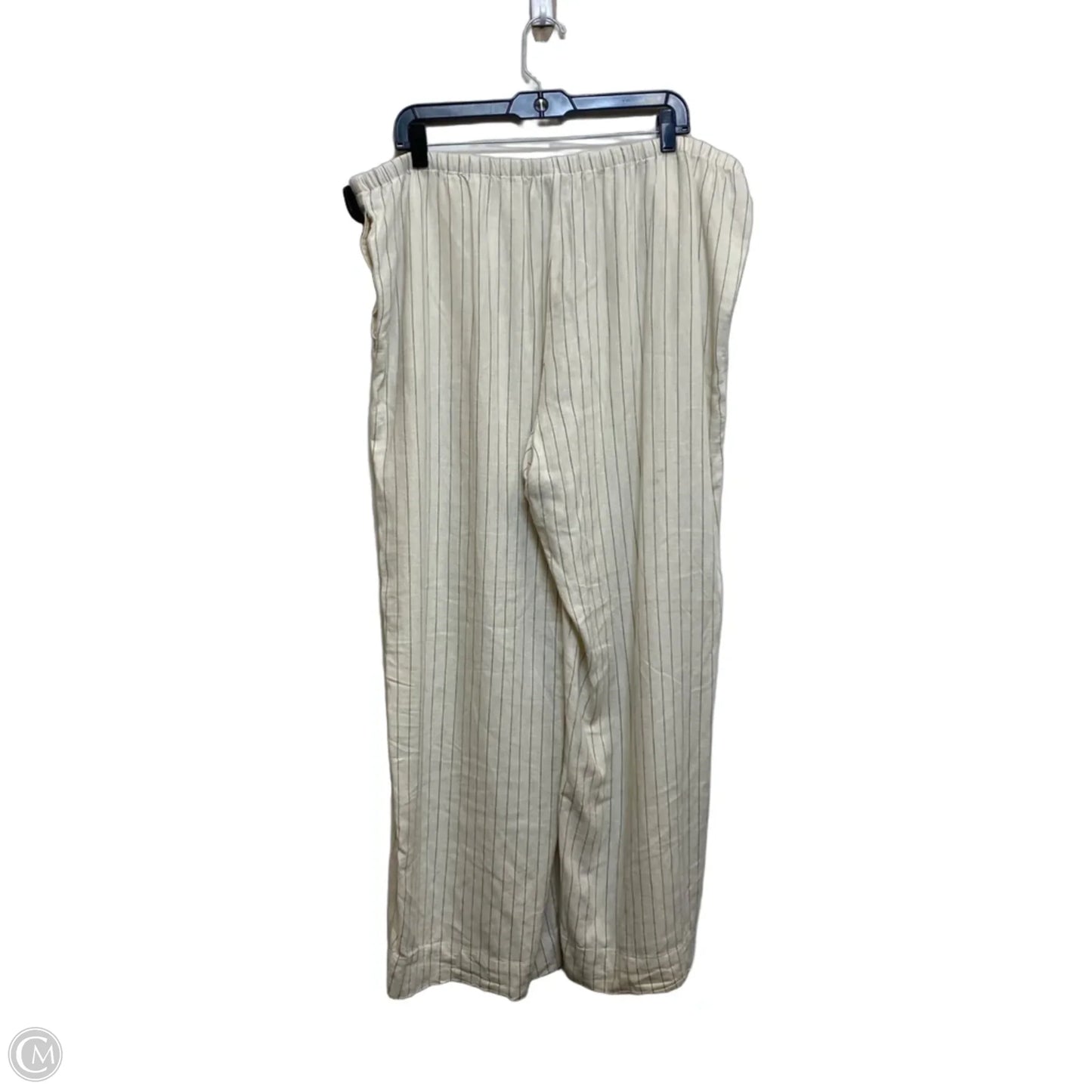 Pants Linen By A New Day In Cream, Size: Xl