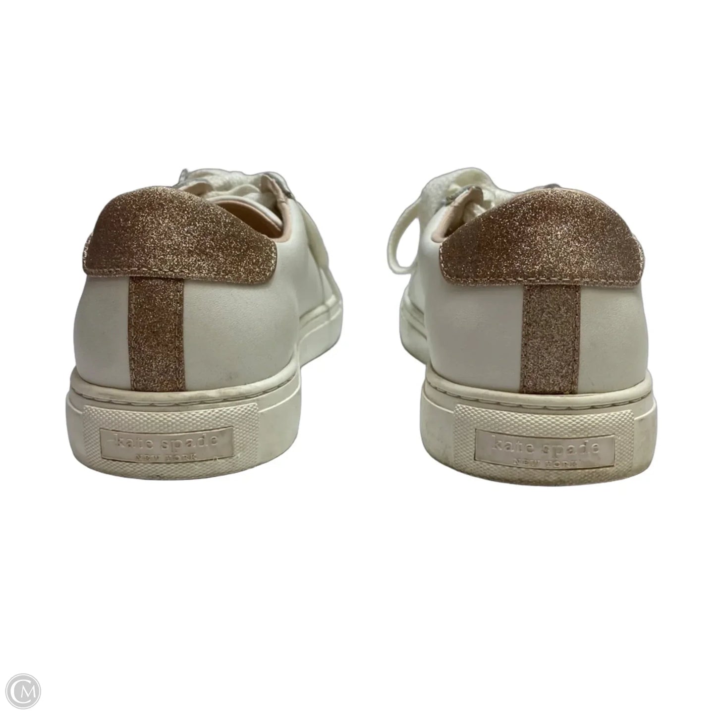 Shoes Designer By Kate Spade In Cream & Pink, Size: 8.5