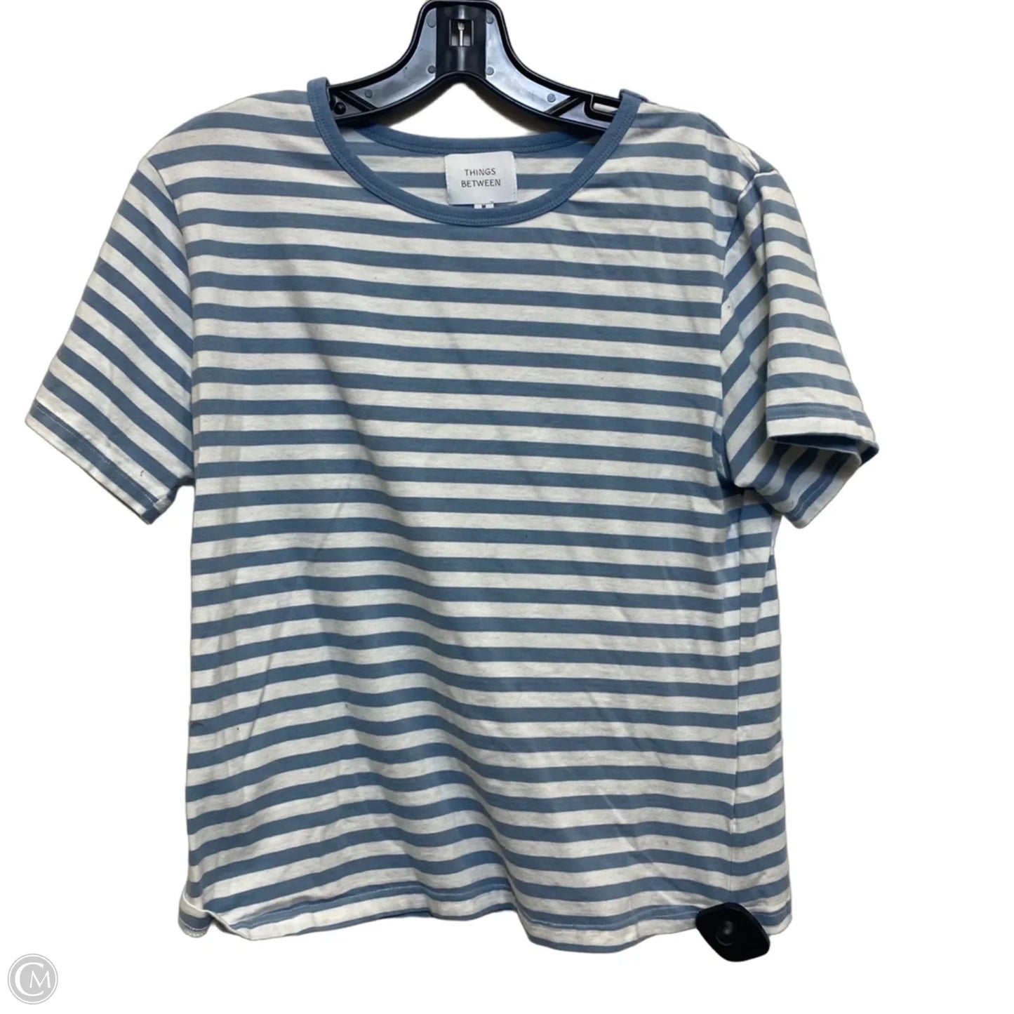 Top Short Sleeve By Things Between In Bronze, Size: M