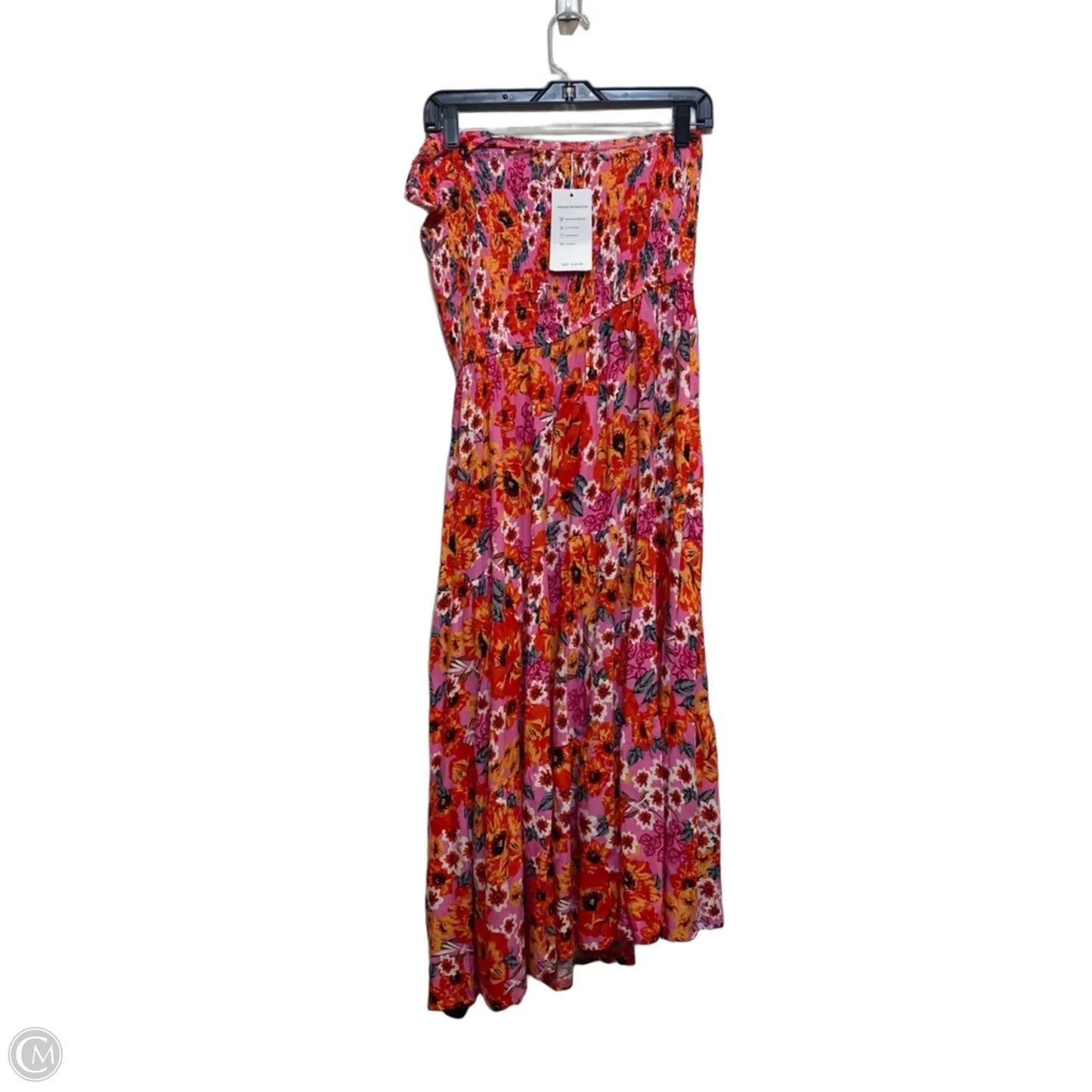 Dress Casual Maxi By Zesica In Orange & Pink, Size: M