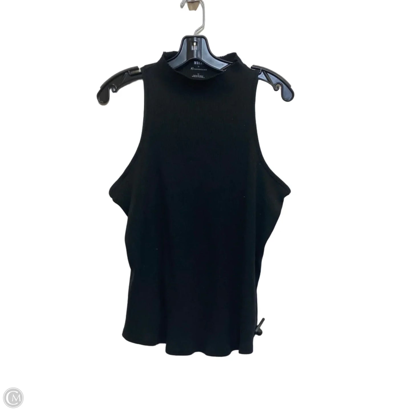 Top Sleeveless Basic By Maeve In Black, Size: 1x