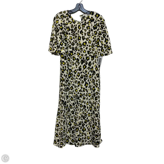 Dress Casual Midi By Mark & Spencers In Animal Print, Size: Lp