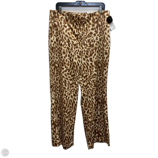 Pants Wide Leg By Ann Taylor In Animal Print, Size: 12