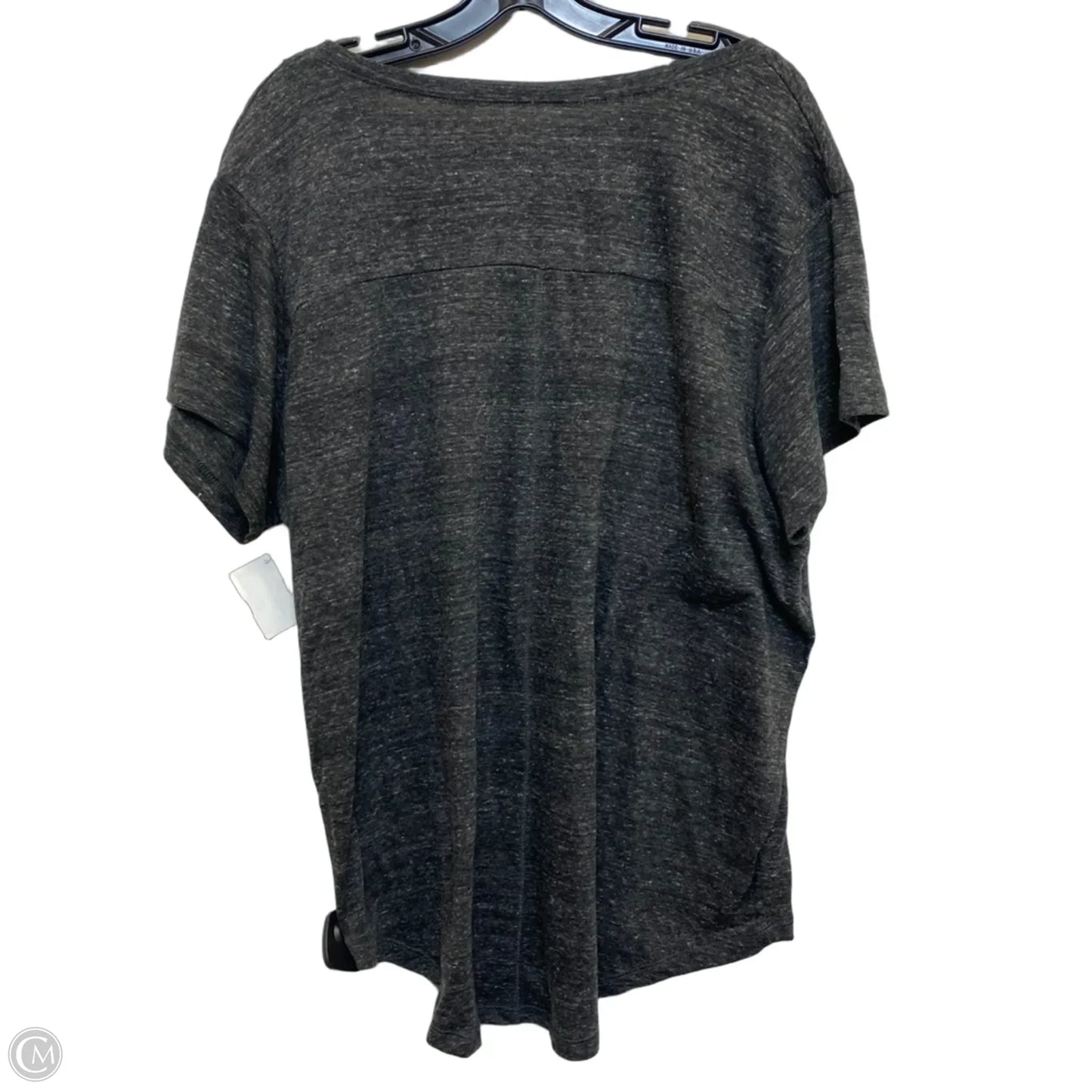 Top Short Sleeve Basic By State Of Mine In Grey, Size: Xl