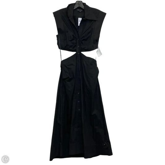 Dress Casual Midi By Banana Republic In Black, Size: S