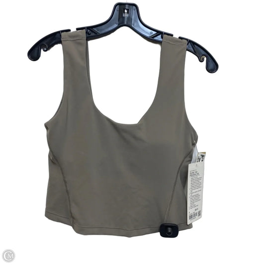 Athletic Tank Top Designer By Lululemon In Green, Size: M