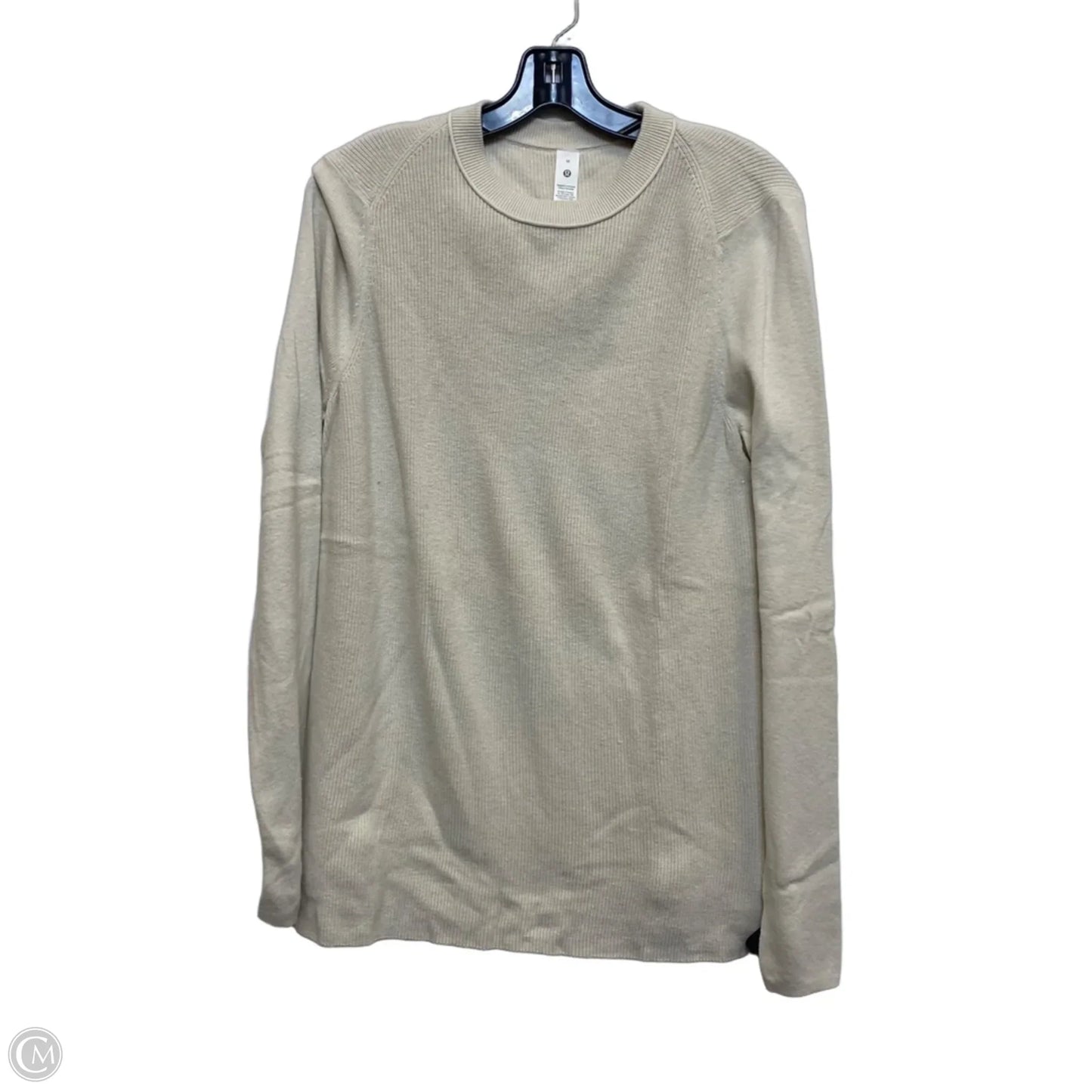 Sweater Designer By Lululemon In Cream, Size: M