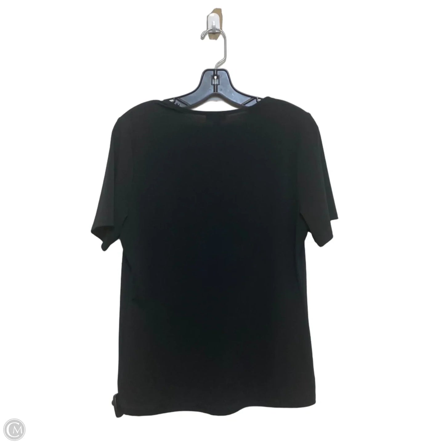 Top Short Sleeve By Express In Black, Size: L