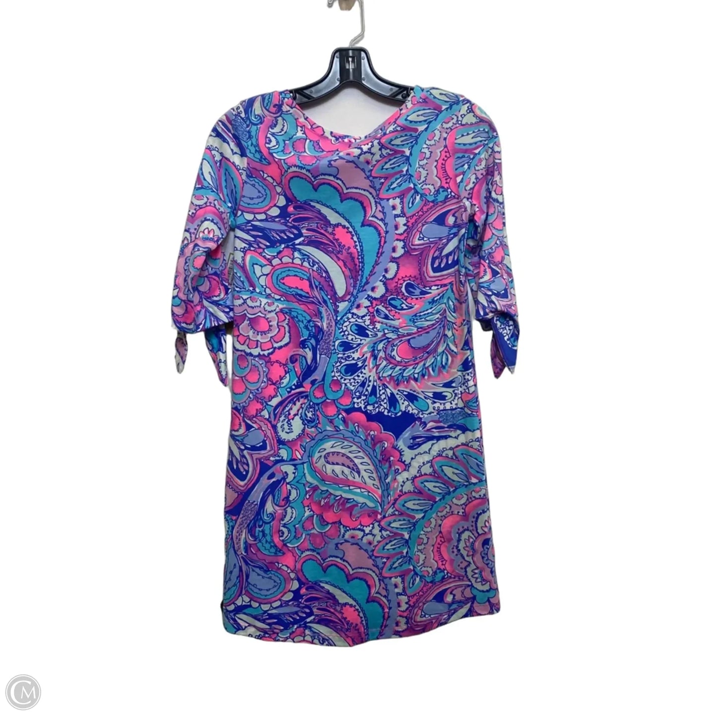 Dress Designer By Lilly Pulitzer In Blue & Pink, Size: Xxs