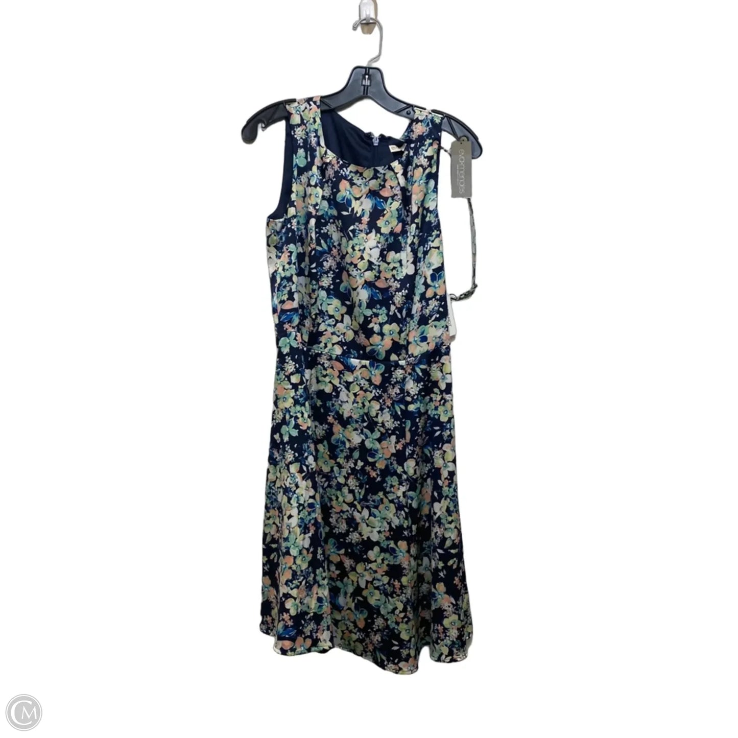 Dress Party Short By New York And Co In Blue & Green, Size: M