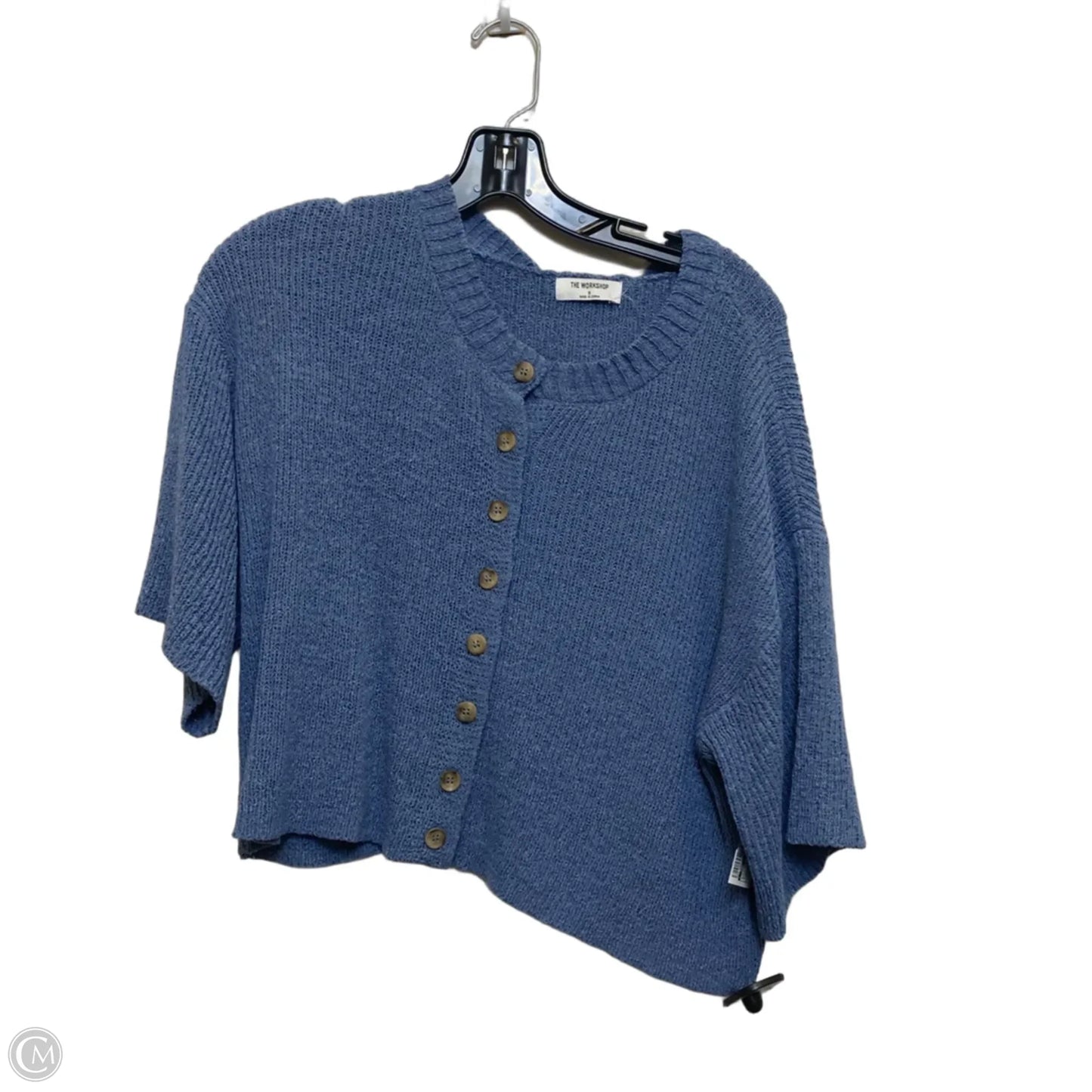 Sweater Short Sleeve By The Workshop In Blue, Size: S