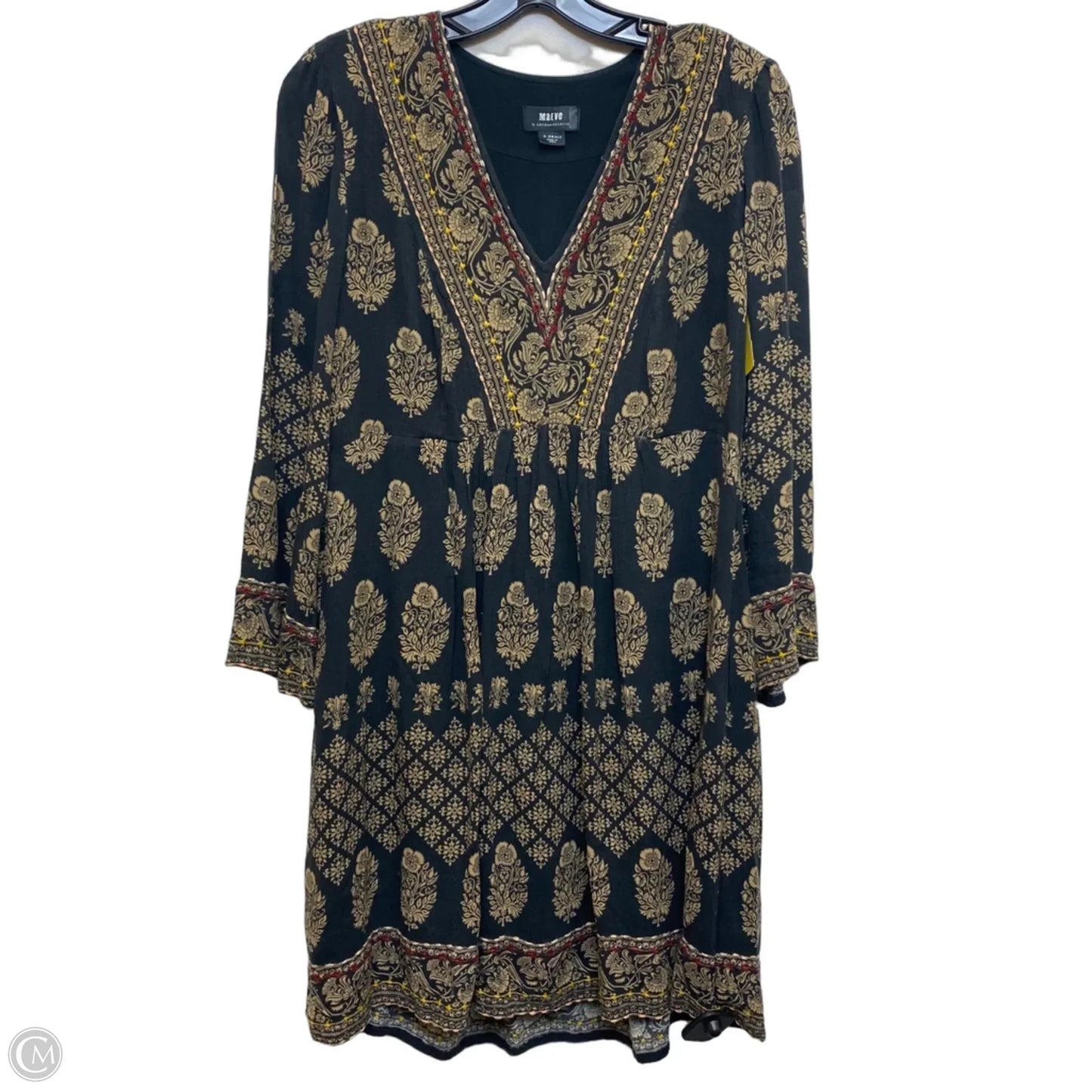 Dress Casual Short By Maeve In Grey & Tan, Size: Xs
