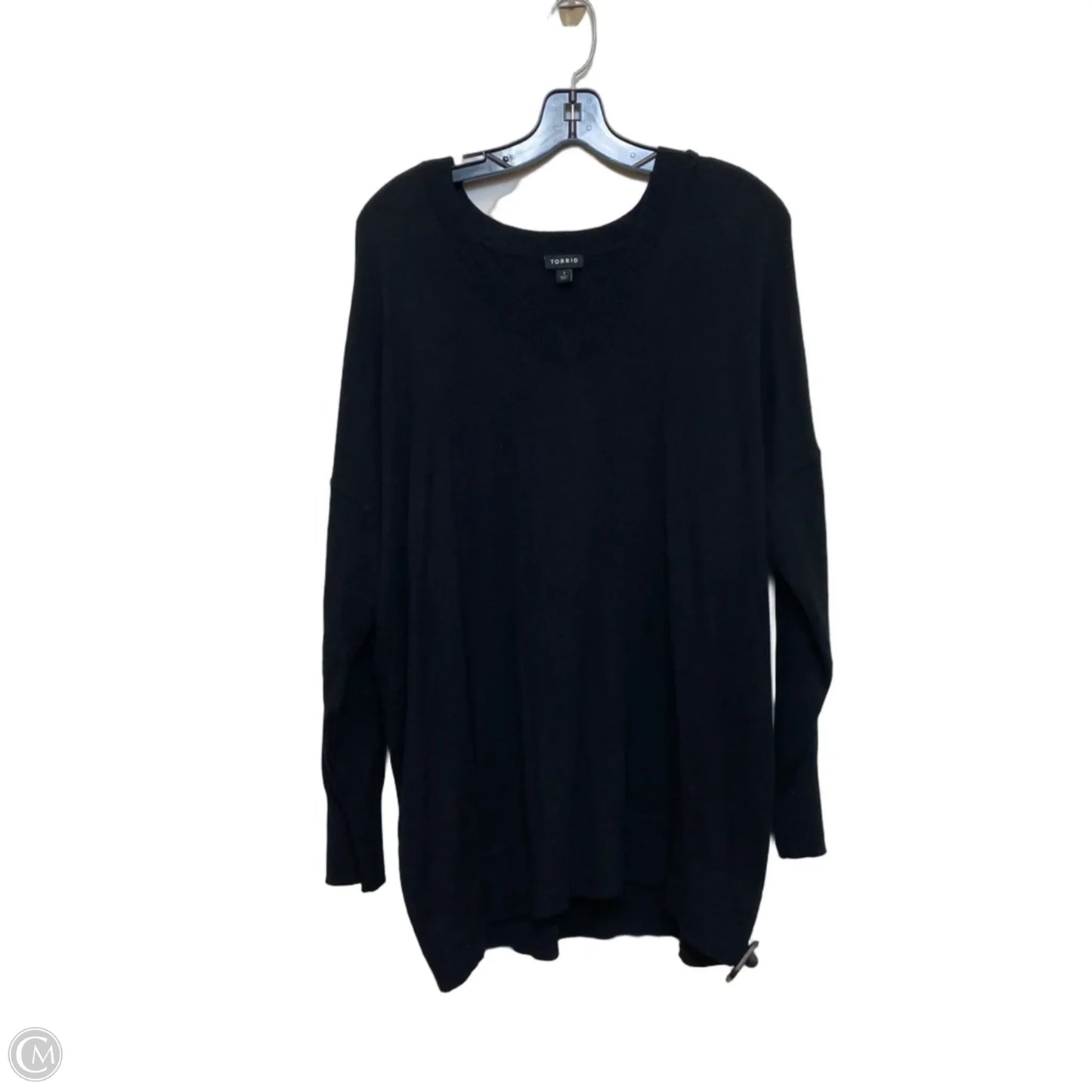 Top Long Sleeve By Torrid In Black, Size: 1x