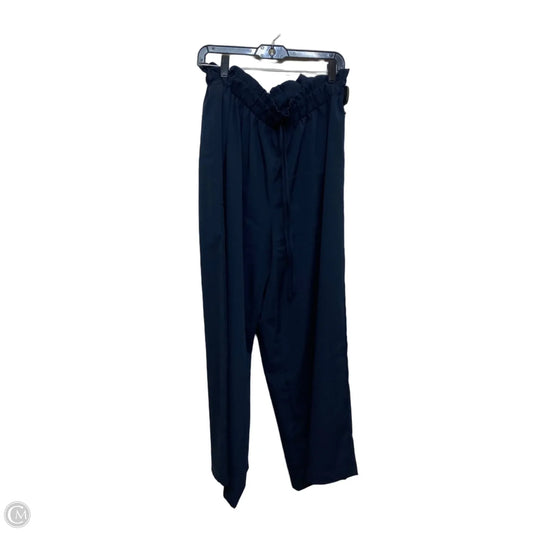 Pants Wide Leg By Shein In Navy, Size: 2x