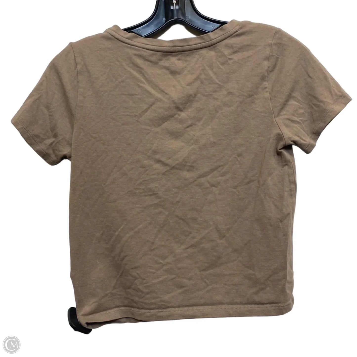 Top Short Sleeve Basic By Old Navy In Brown, Size: M