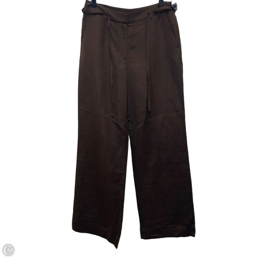 Pants Linen By Loft In Brown, Size: 8