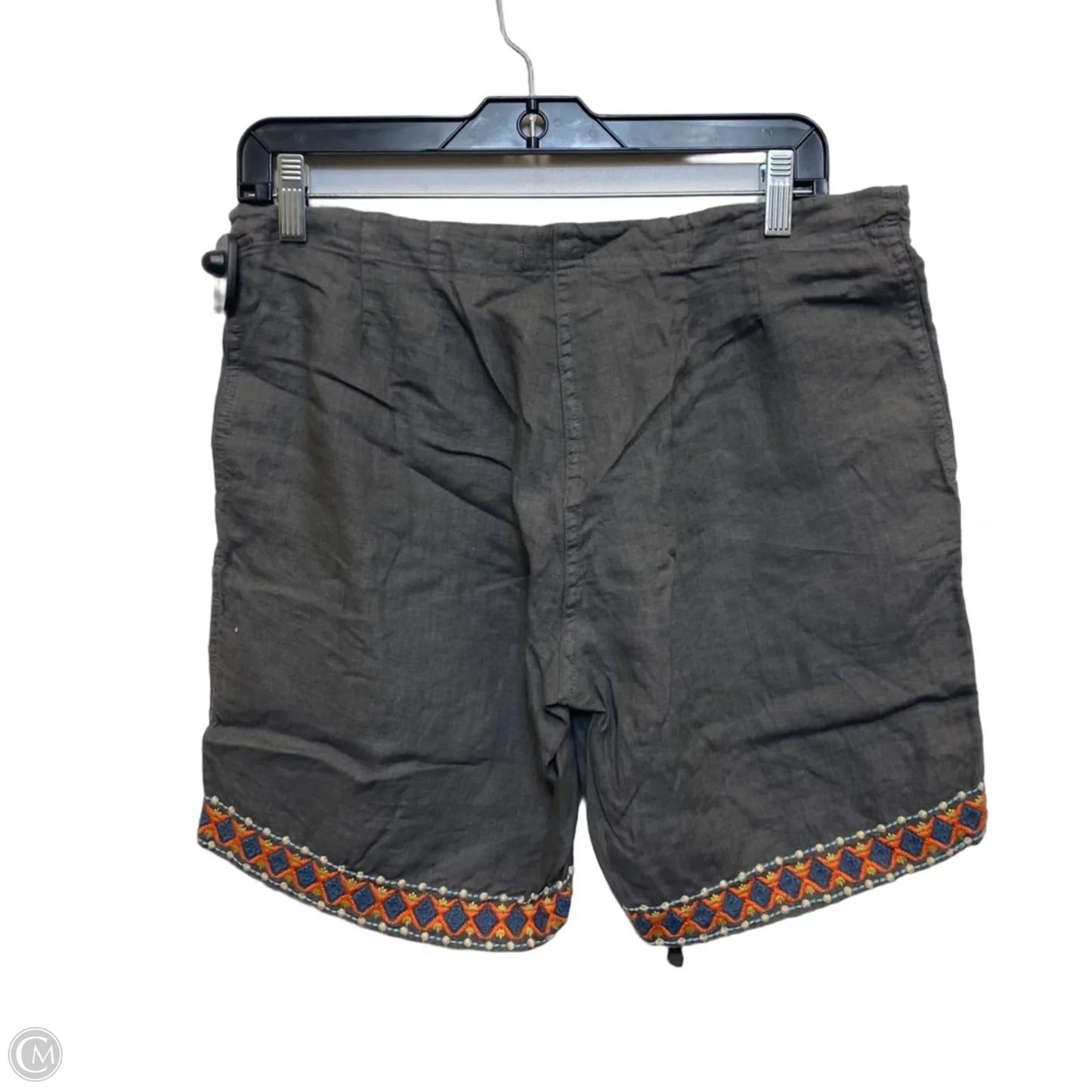 Shorts Designer By Johnny Was In Grey, Size: Xs