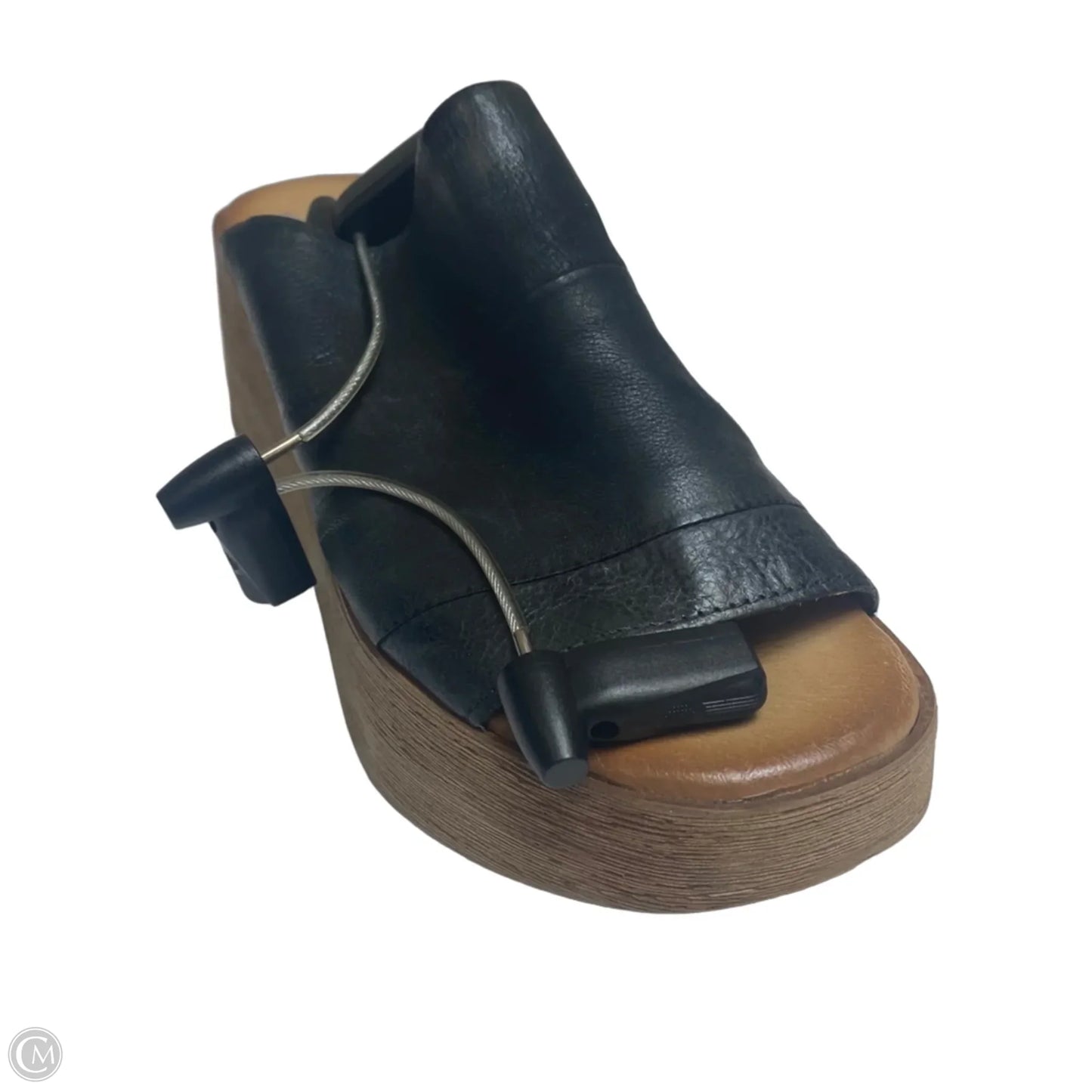 Sandals Heels Wedge By Miz Mooz In Black, Size: 6.5