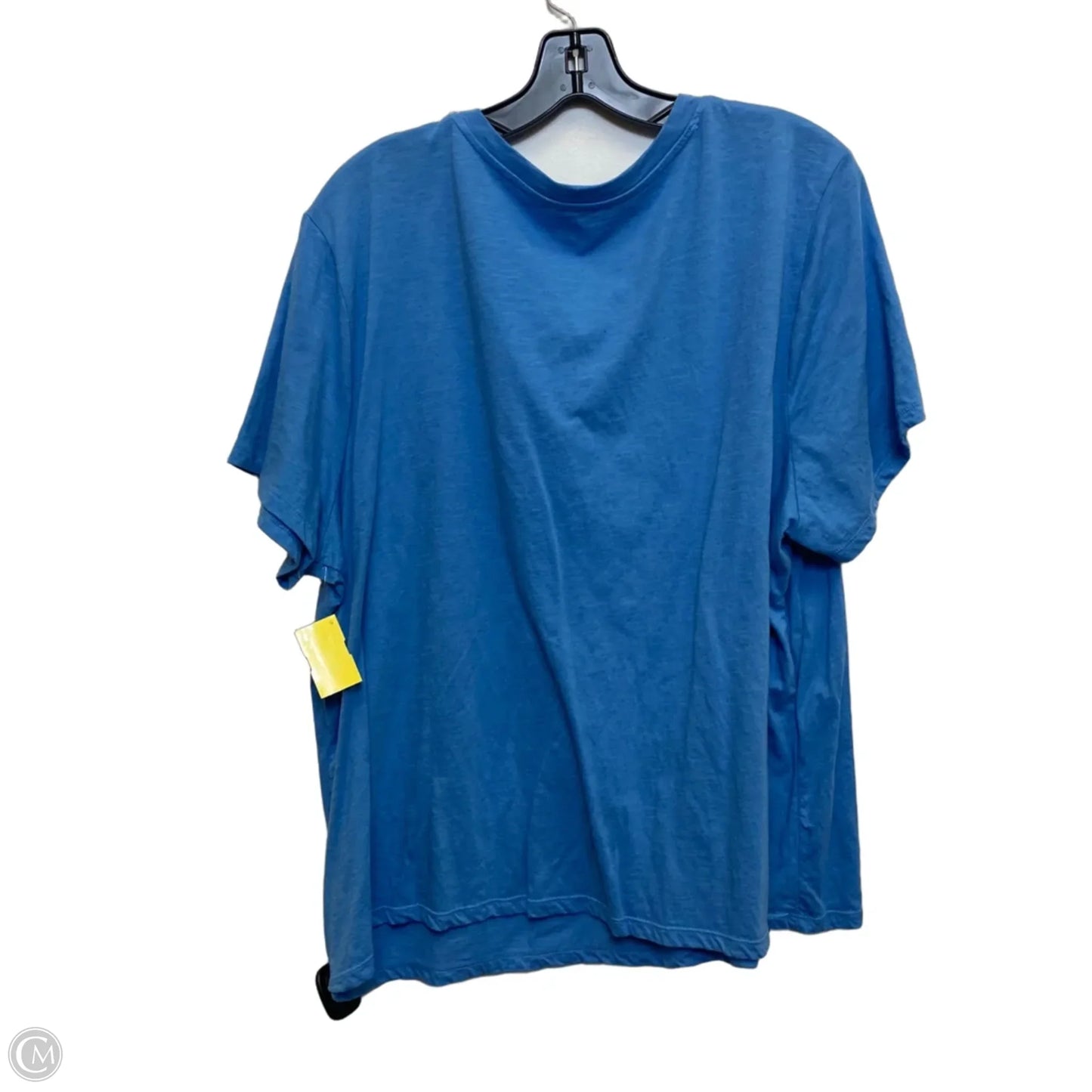 Top Short Sleeve Basic By Ana In Blue, Size: 2x