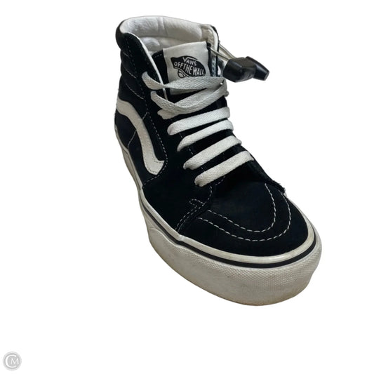 Shoes Sneakers By Vans In Black, Size: 5.5