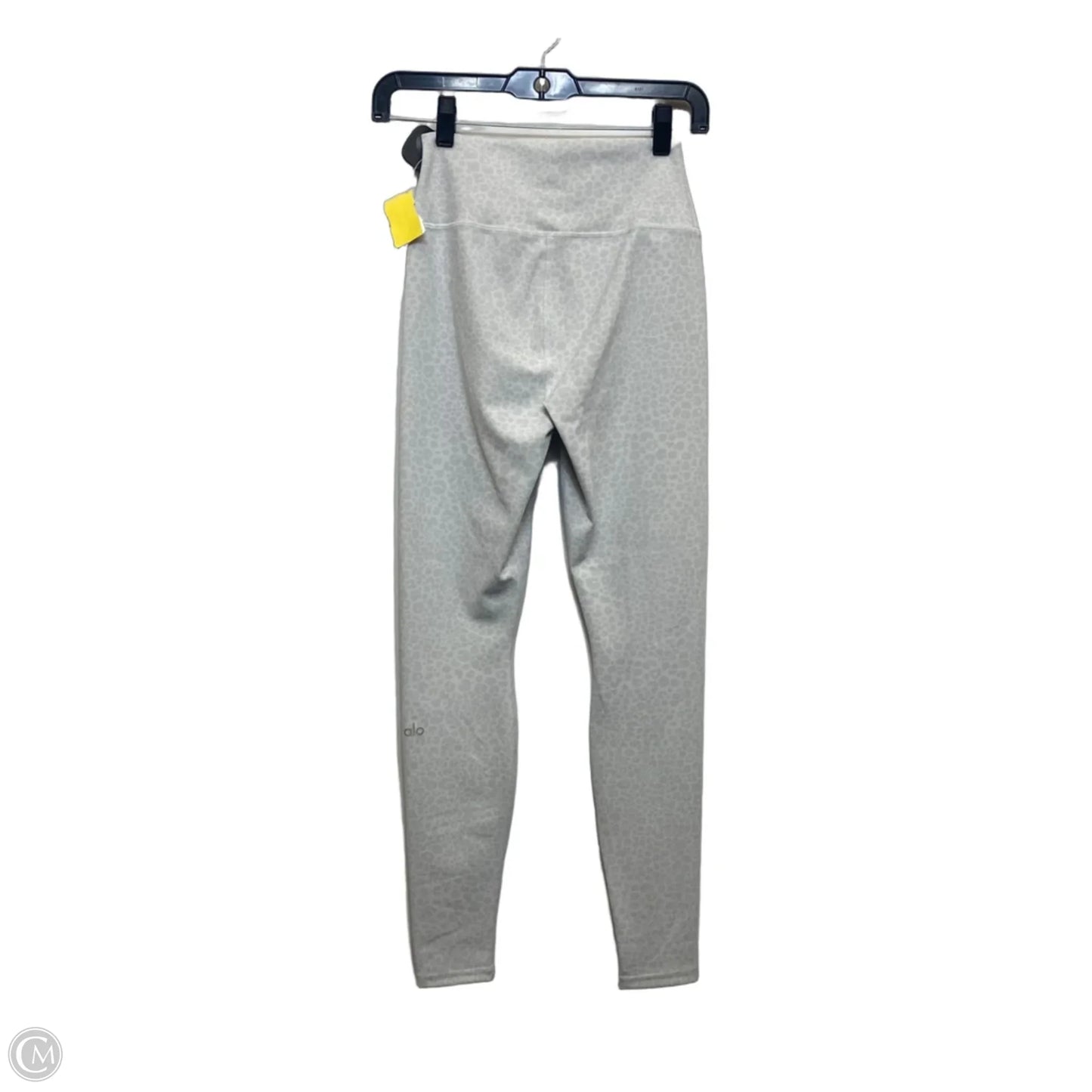 Athletic Leggings By Alo In Grey, Size: S