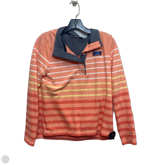Top Long Sleeve By L.l. Bean In Orange, Size: Sp