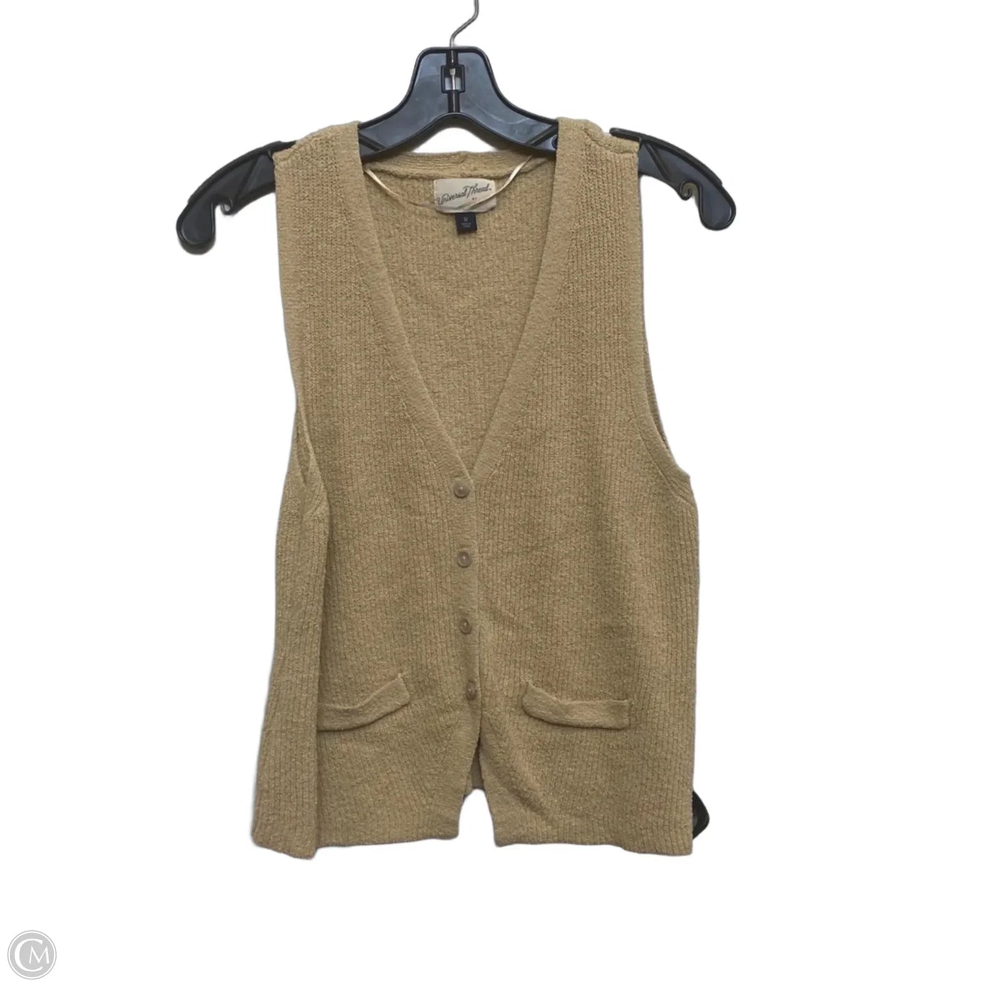 Top Sleeveless By Universal Thread In Tan, Size: M