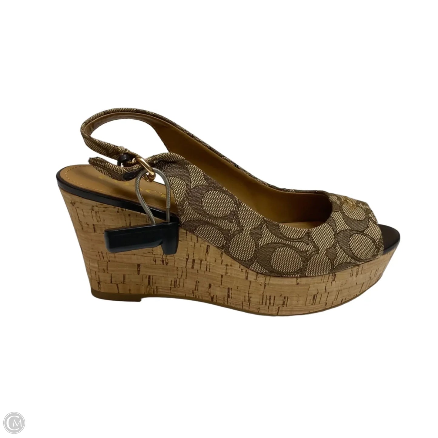 Sandals Designer By Coach In Brown, Size: 8