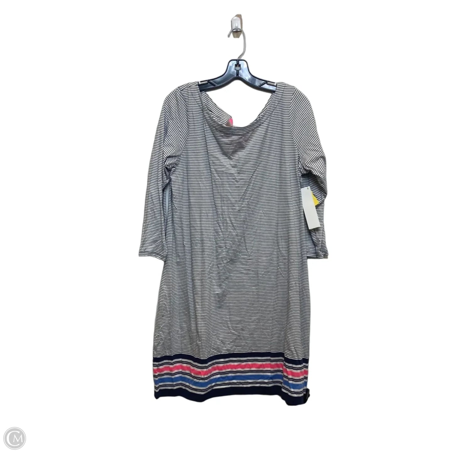 Dress Designer By Lilly Pulitzer In Blue & White, Size: Xl