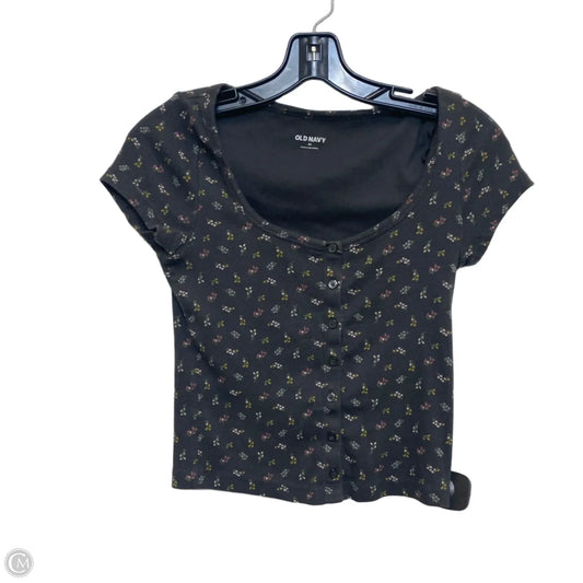 Top Short Sleeve By Old Navy In Grey, Size: Xs