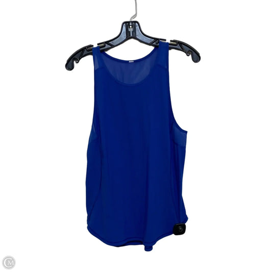 Athletic Tank Top Designer By Lululemon In Blue, Size: S
