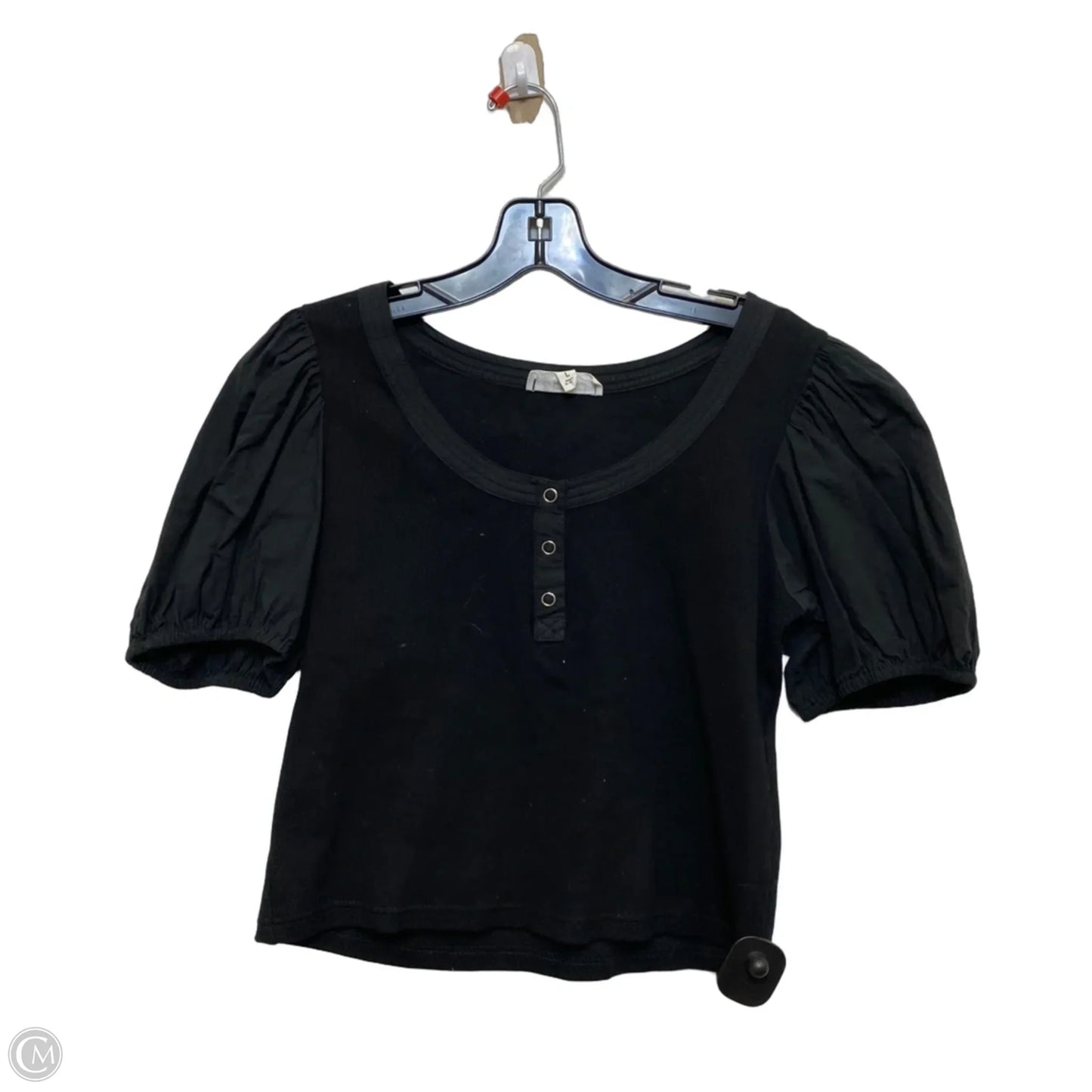 Top Short Sleeve By &merci In Black, Size: L