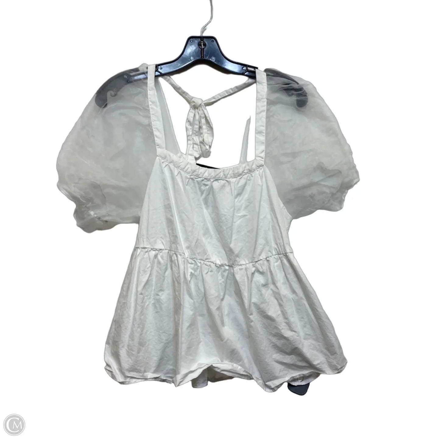 Top Short Sleeve By Pomander Place In White, Size: M
