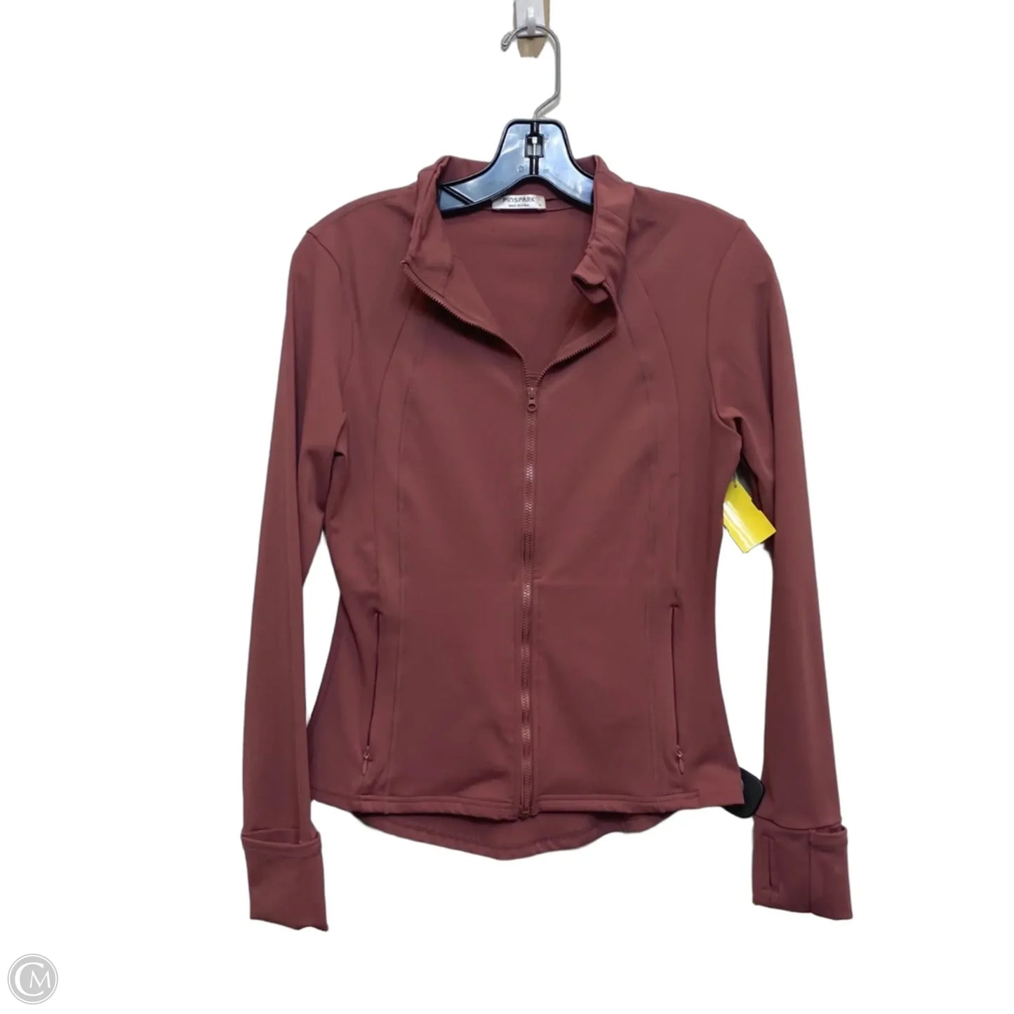Athletic Jacket By Pinspark In Pink, Size: S